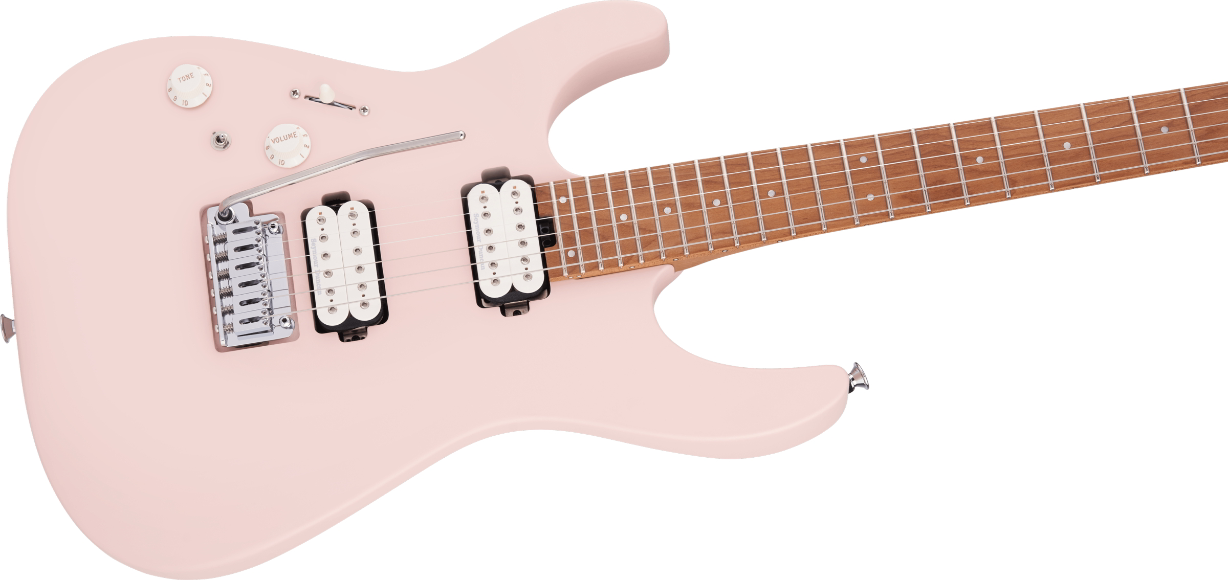 Pro-Mod DK24 HH 2PT CM LH, Caramelized Fingerboard, Satin Shell Pink追加画像 Pro-Mod DK24 HH 2PT CM LH, Caramelized Fingerboard, Satin Shell Pink追加画像