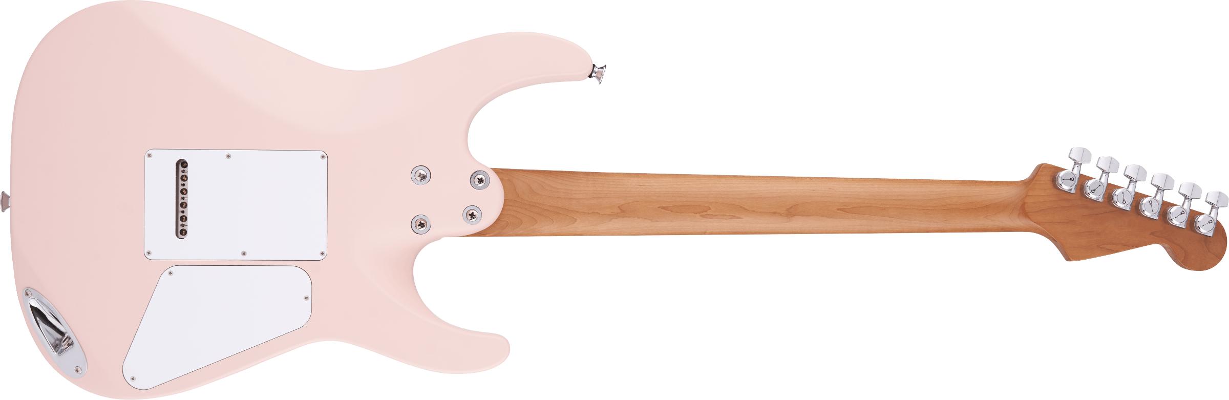 Pro-Mod DK24 HH 2PT CM LH, Caramelized Fingerboard, Satin Shell Pink背面画像 Pro-Mod DK24 HH 2PT CM LH, Caramelized Fingerboard, Satin Shell Pink背面画像
