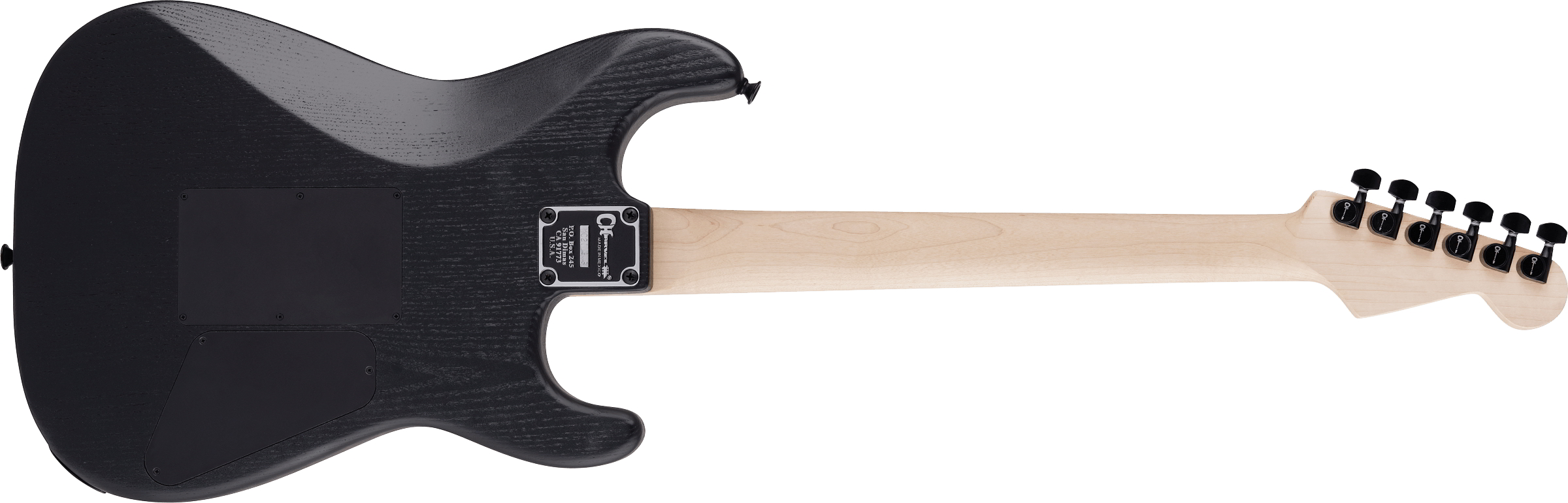 Pro-Mod San Dimas Style 1 HH FR E Sassafras LH, Ebony Fingerboard, Satin Black背面画像 Pro-Mod San Dimas Style 1 HH FR E Sassafras LH, Ebony Fingerboard, Satin Black背面画像