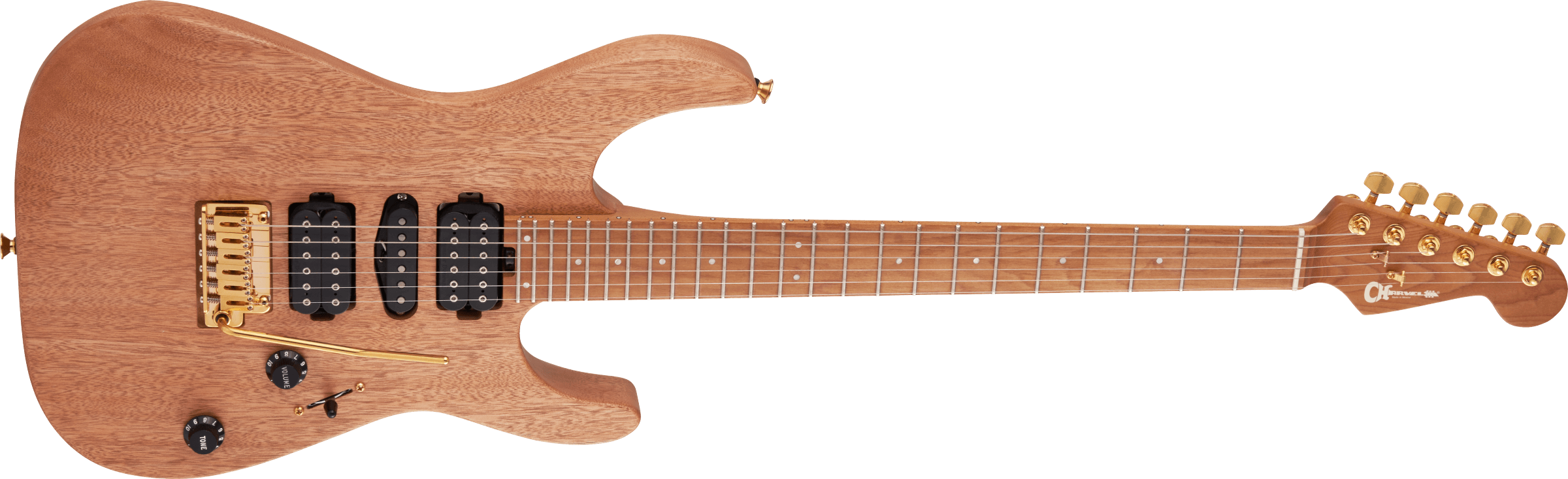 Pro-Mod DK24 HSH 2PT CM Mahogany, Caramelized Maple Fingerboard, Natural追加画像 Pro-Mod DK24 HSH 2PT CM Mahogany, Caramelized Maple Fingerboard, Natural追加画像