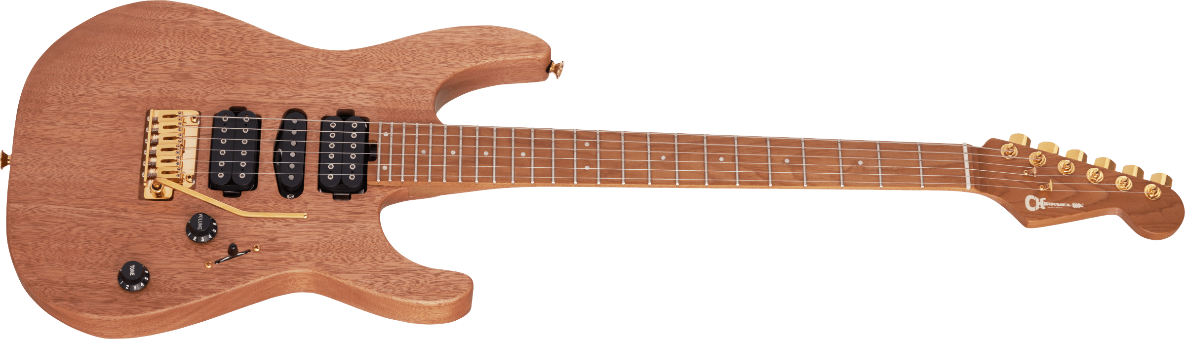 Pro-Mod DK24 HSH 2PT CM Mahogany, Caramelized Maple Fingerboard, Natural追加画像 Pro-Mod DK24 HSH 2PT CM Mahogany, Caramelized Maple Fingerboard, Natural追加画像