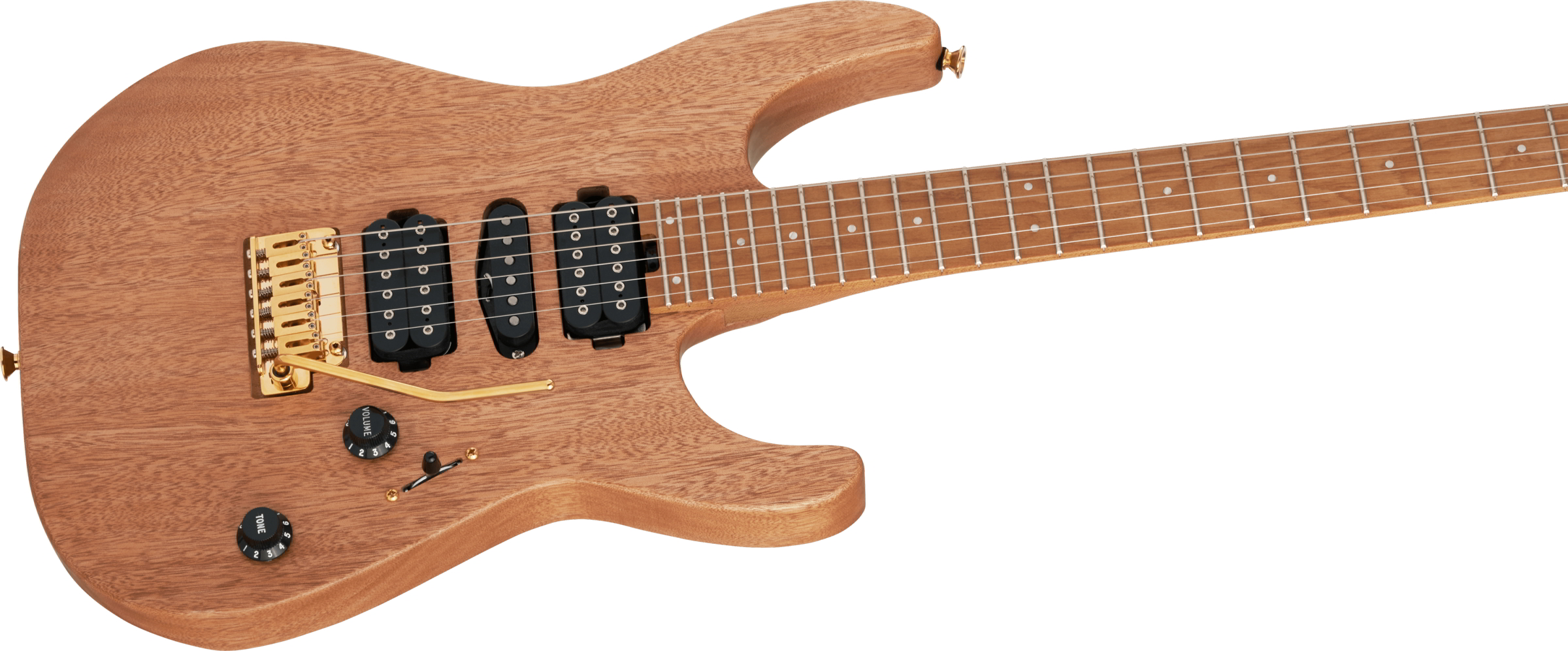 Pro-Mod DK24 HSH 2PT CM Mahogany, Caramelized Maple Fingerboard, Natural追加画像 Pro-Mod DK24 HSH 2PT CM Mahogany, Caramelized Maple Fingerboard, Natural追加画像