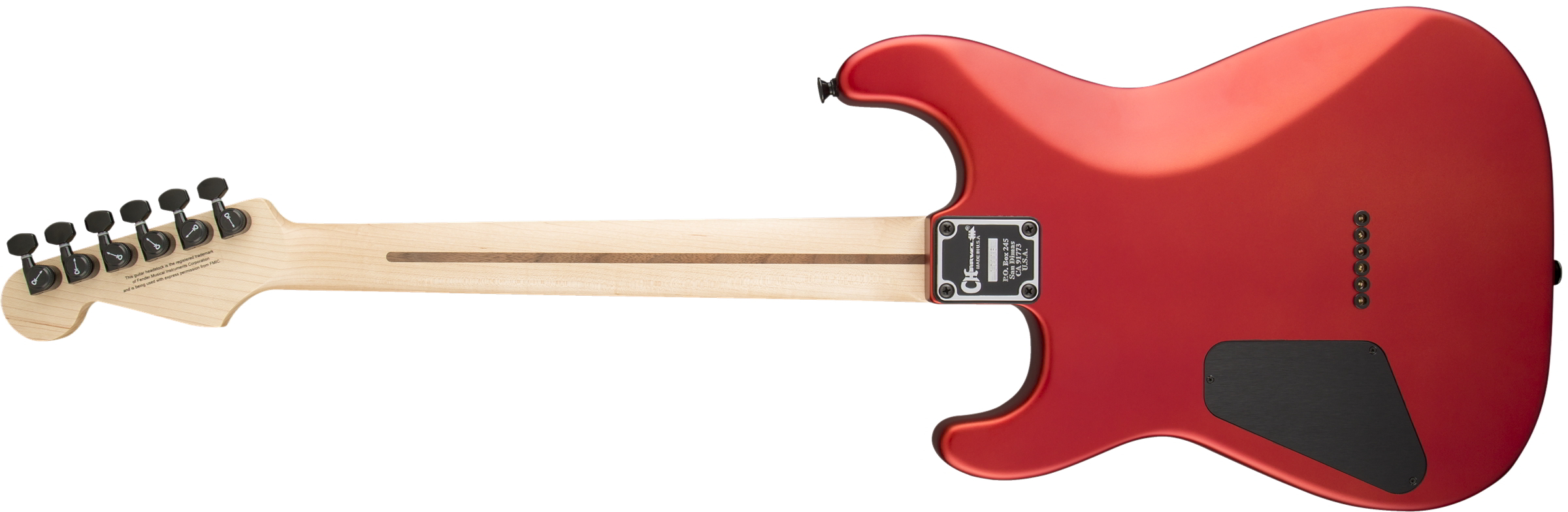 Charvel USA Select San Dimas Style 1 HSS HT, Rosewood Fingerboard, Torred背面画像 Charvel USA Select San Dimas Style 1 HSS HT, Rosewood Fingerboard, Torred背面画像