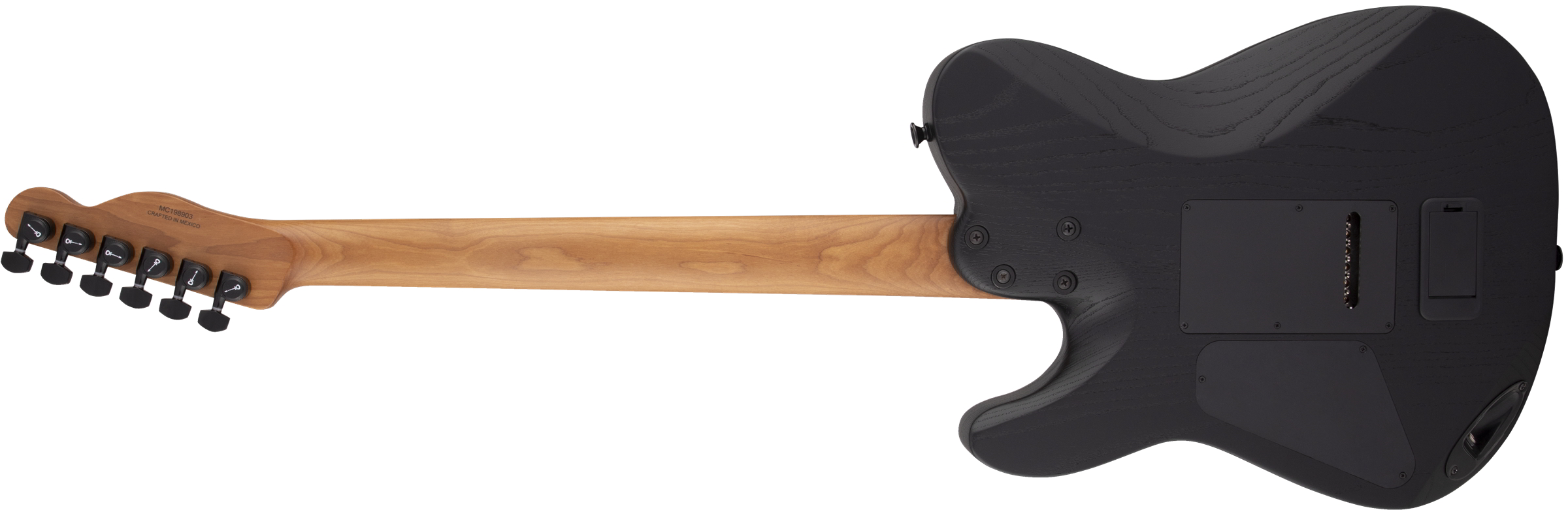 Pro-Mod So-Cal Style 2 24 HH 2PT CM Ash, Caramelized Maple Fingerboard, Black Ash背面画像 Pro-Mod So-Cal Style 2 24 HH 2PT CM Ash, Caramelized Maple Fingerboard, Black Ash背面画像