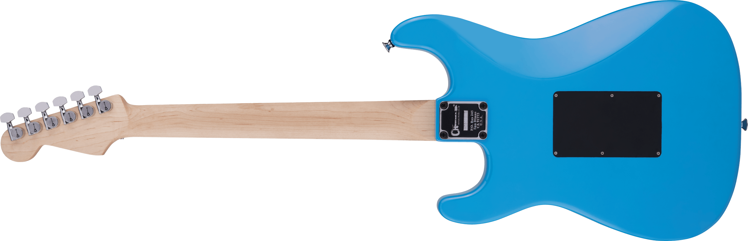 Pro-Mod So-Cal Style 1 HSH FR E, Ebony Fingerboard, Robin's Egg Blue背面画像 Pro-Mod So-Cal Style 1 HSH FR E, Ebony Fingerboard, Robin's Egg Blue背面画像