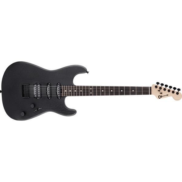 Charvel-エレキギターPro-Mod San Dimas Style 1 HSS HT E Sassafras, Ebony Fingerboard, Satin Black