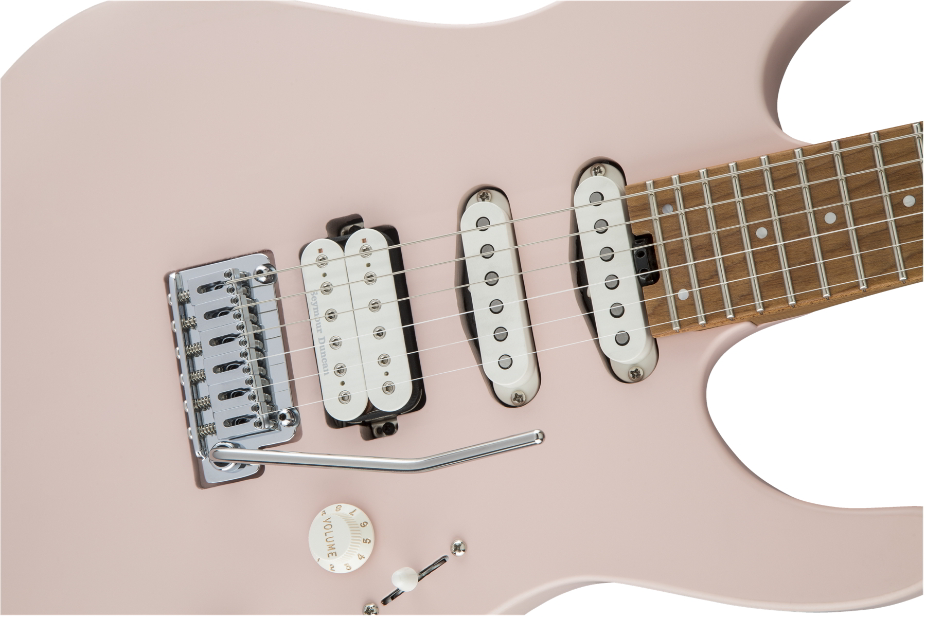 Pro-Mod DK24 HSS 2PT CM, Caramelized Maple Fingerboard, Satin Shell Pink追加画像 Pro-Mod DK24 HSS 2PT CM, Caramelized Maple Fingerboard, Satin Shell Pink追加画像