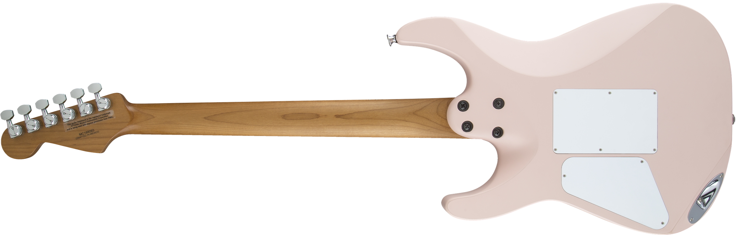Pro-Mod DK24 HSS 2PT CM, Caramelized Maple Fingerboard, Satin Shell Pink背面画像 Pro-Mod DK24 HSS 2PT CM, Caramelized Maple Fingerboard, Satin Shell Pink背面画像