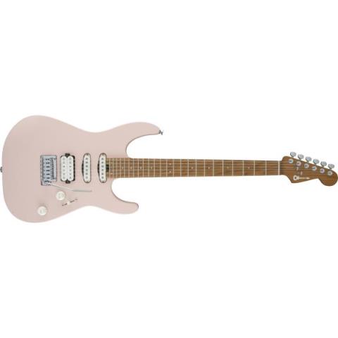 Charvel-エレキギターPro-Mod DK24 HSS 2PT CM, Caramelized Maple Fingerboard, Satin Shell Pink