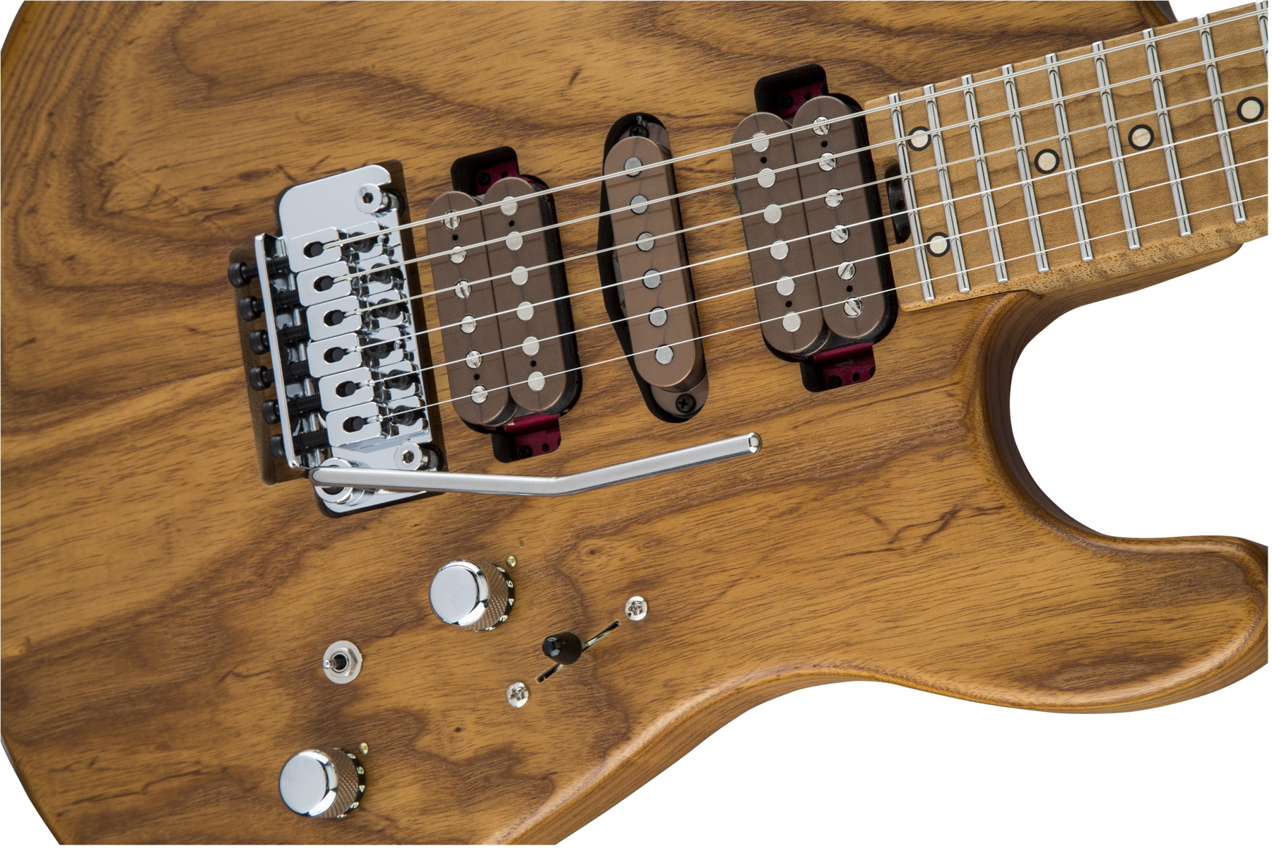 Guthrie Govan Signature HSH Caramelized Ash, Caramelized Flame Maple Fingerboard, Natural追加画像 Guthrie Govan Signature HSH Caramelized Ash, Caramelized Flame Maple Fingerboard, Natural追加画像