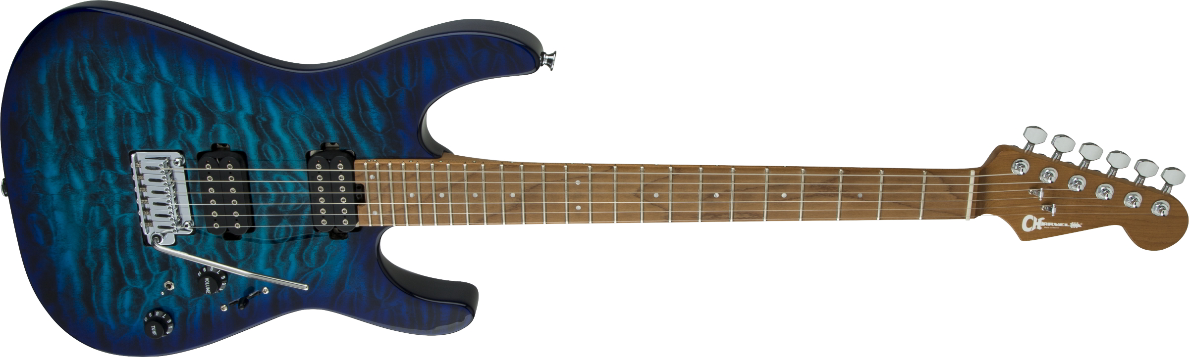Pro-Mod DK24 HH 2PT CM QM, Caramelized Maple Fingerboard, Chlorine Burst追加画像 Pro-Mod DK24 HH 2PT CM QM, Caramelized Maple Fingerboard, Chlorine Burst追加画像
