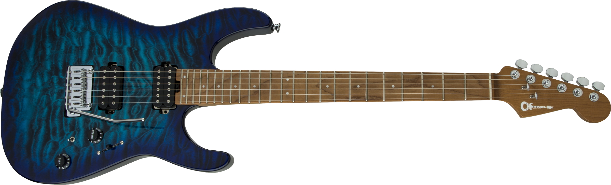 Pro-Mod DK24 HH 2PT CM QM, Caramelized Maple Fingerboard, Chlorine Burst追加画像 Pro-Mod DK24 HH 2PT CM QM, Caramelized Maple Fingerboard, Chlorine Burst追加画像
