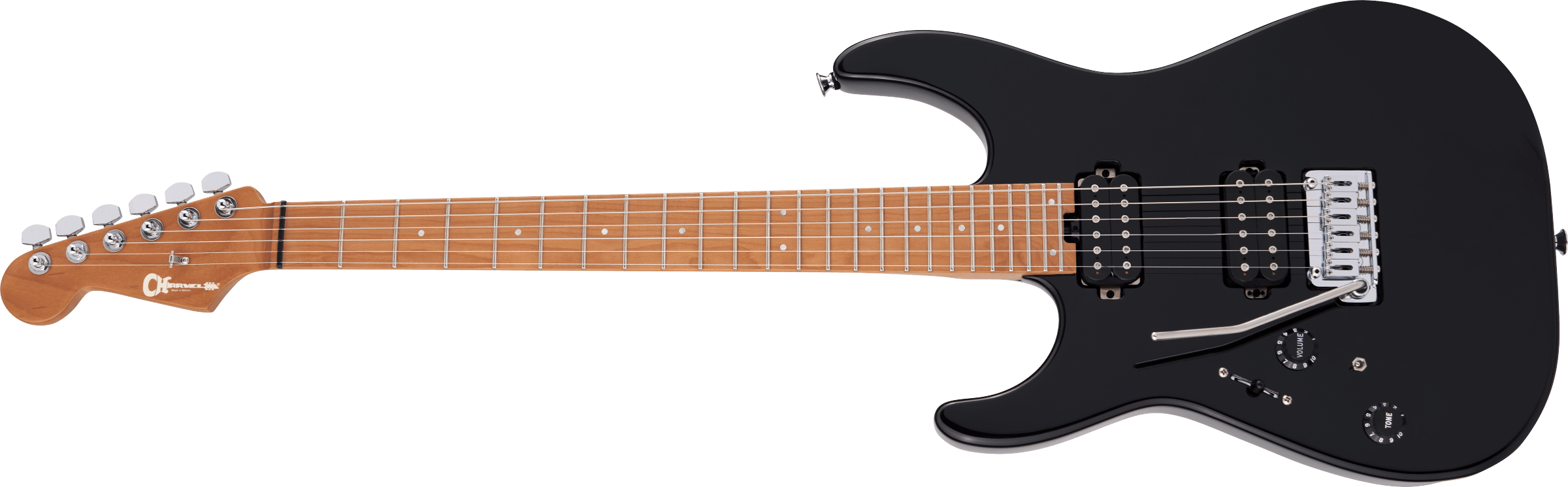 Pro-Mod DK24 HH 2PT CM LH, Caramelized Fingerboard, Gloss Black追加画像 Pro-Mod DK24 HH 2PT CM LH, Caramelized Fingerboard, Gloss Black追加画像
