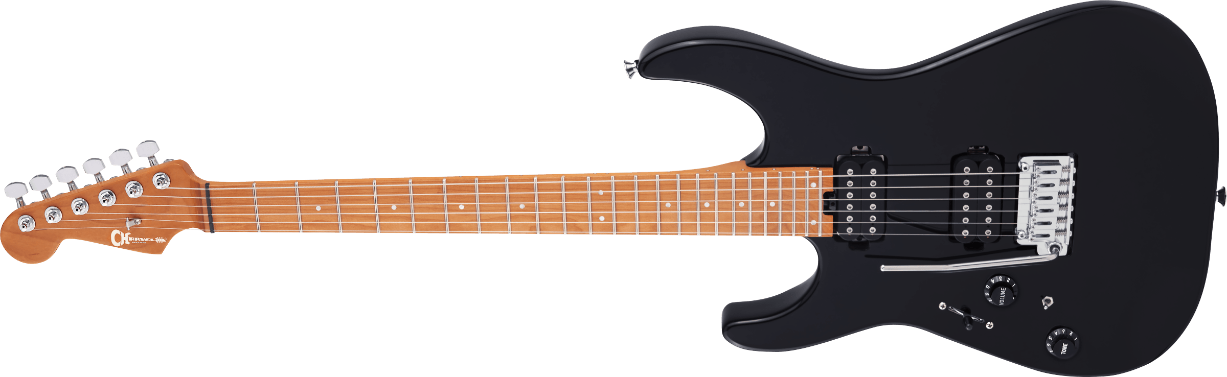 Pro-Mod DK24 HH 2PT CM LH, Caramelized Fingerboard, Gloss Black追加画像 Pro-Mod DK24 HH 2PT CM LH, Caramelized Fingerboard, Gloss Black追加画像