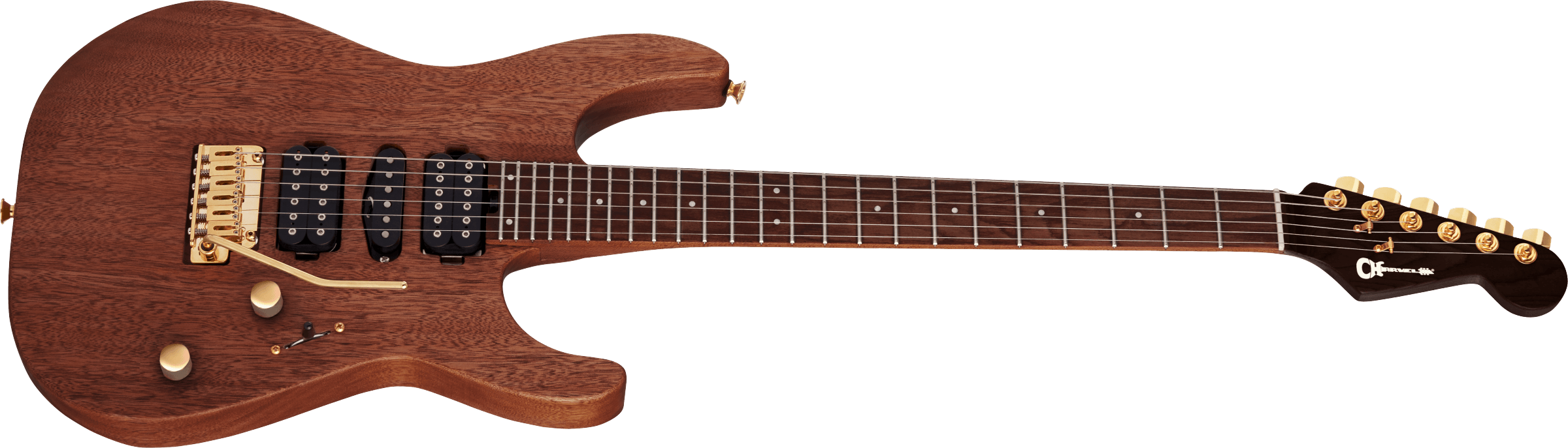 MJ DK24 HSH 2PT E Mahogany with Figured Walnut, Streaky Ebony Fingerboard, Natural追加画像 MJ DK24 HSH 2PT E Mahogany with Figured Walnut, Streaky Ebony Fingerboard, Natural追加画像