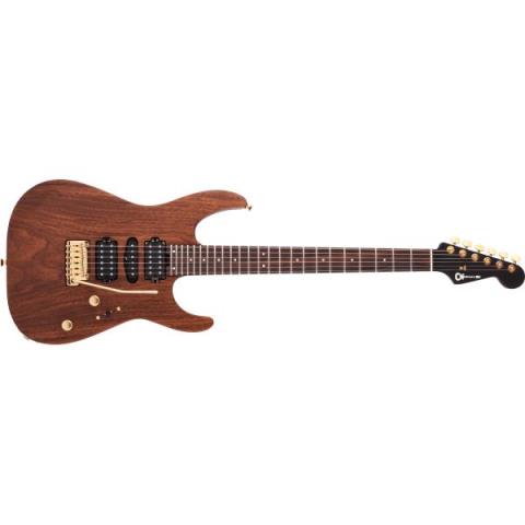 Charvel-エレキギターMJ DK24 HSH 2PT E Mahogany with Figured Walnut, Streaky Ebony Fingerboard, Natural