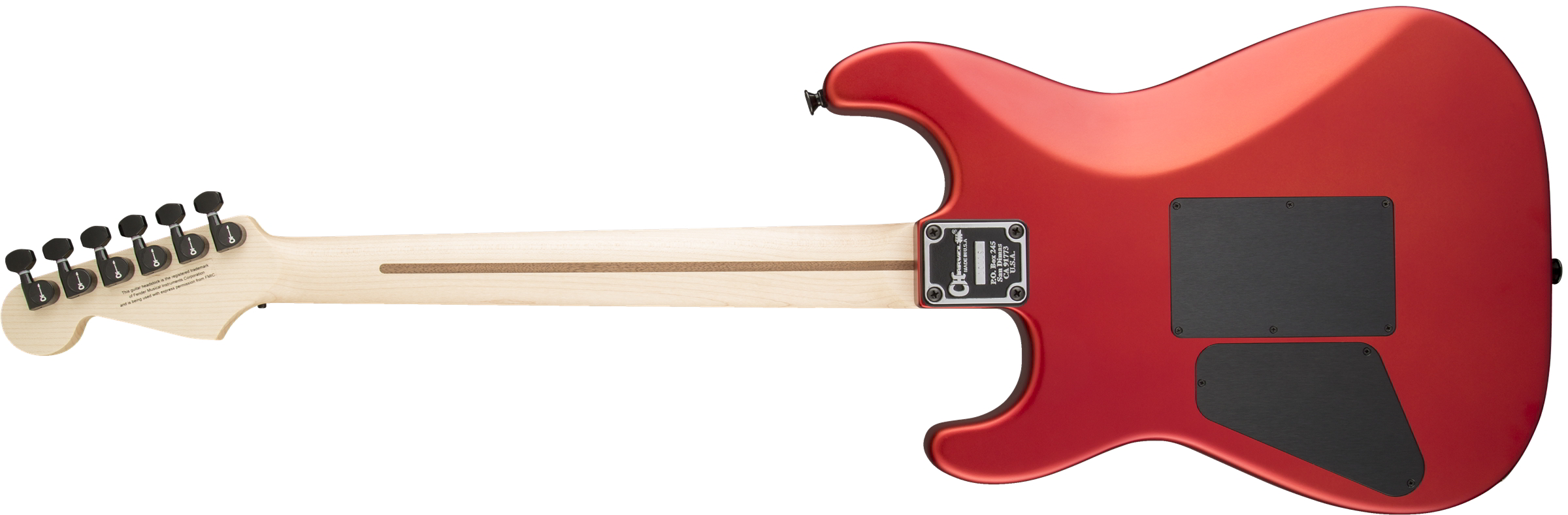 Charvel USA Select San Dimas Style 1 HSS FR, Maple Fingerboard, Torred背面画像 Charvel USA Select San Dimas Style 1 HSS FR, Maple Fingerboard, Torred背面画像