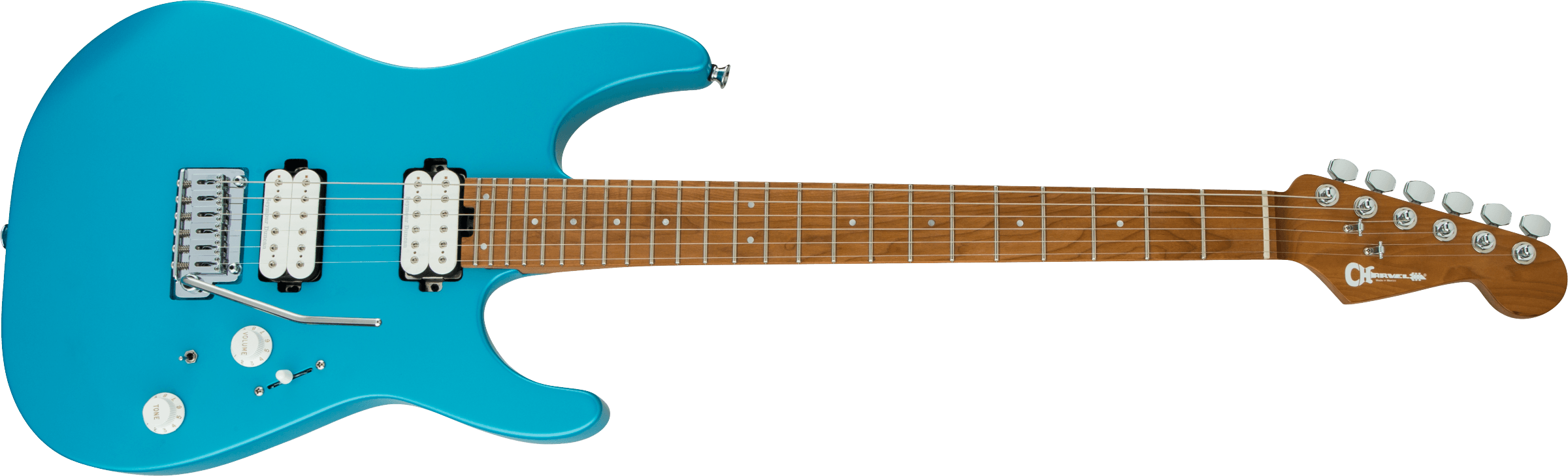 Pro-Mod DK24 HH 2PT CM, Caramelized Maple Fingerboard, Matte Blue Frost追加画像 Pro-Mod DK24 HH 2PT CM, Caramelized Maple Fingerboard, Matte Blue Frost追加画像