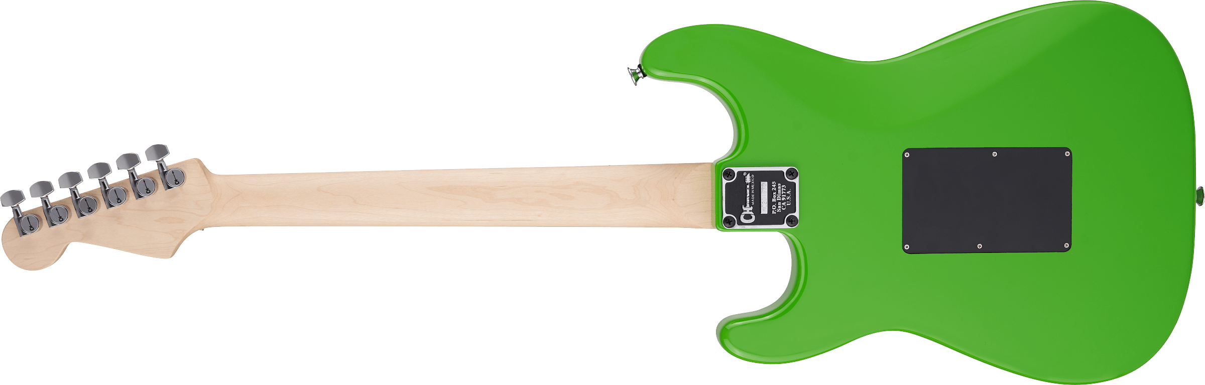Pro-Mod So-Cal Style 1 HSH FR M, Maple Fingerboard, Slime Green背面画像 Pro-Mod So-Cal Style 1 HSH FR M, Maple Fingerboard, Slime Green背面画像