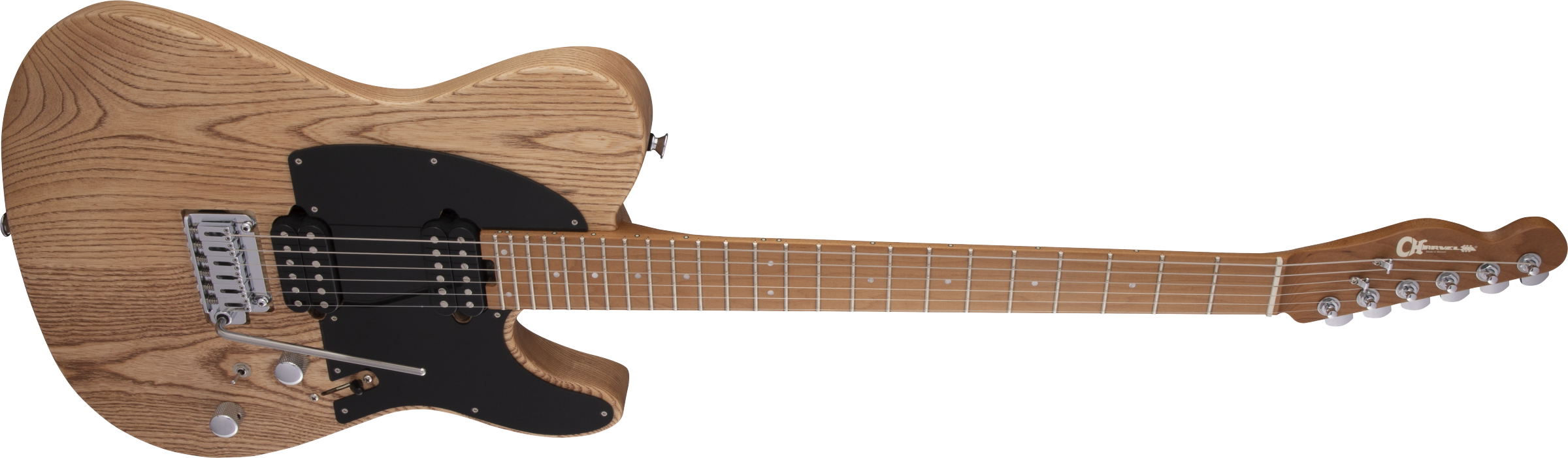 Pro-Mod So-Cal Style 2 24 HH 2PT CM Ash, Caramelized Maple Fingerboard, Natural Ash追加画像 Pro-Mod So-Cal Style 2 24 HH 2PT CM Ash, Caramelized Maple Fingerboard, Natural Ash追加画像