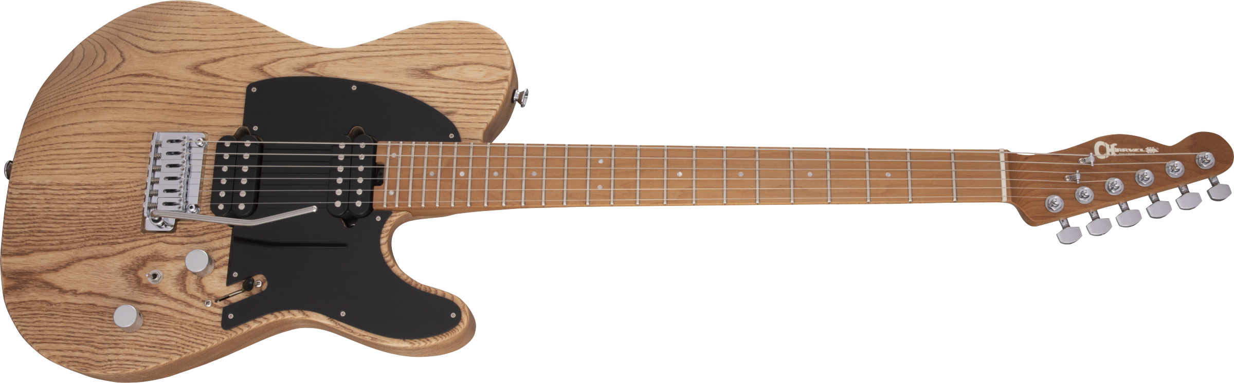Pro-Mod So-Cal Style 2 24 HH 2PT CM Ash, Caramelized Maple Fingerboard, Natural Ash追加画像 Pro-Mod So-Cal Style 2 24 HH 2PT CM Ash, Caramelized Maple Fingerboard, Natural Ash追加画像