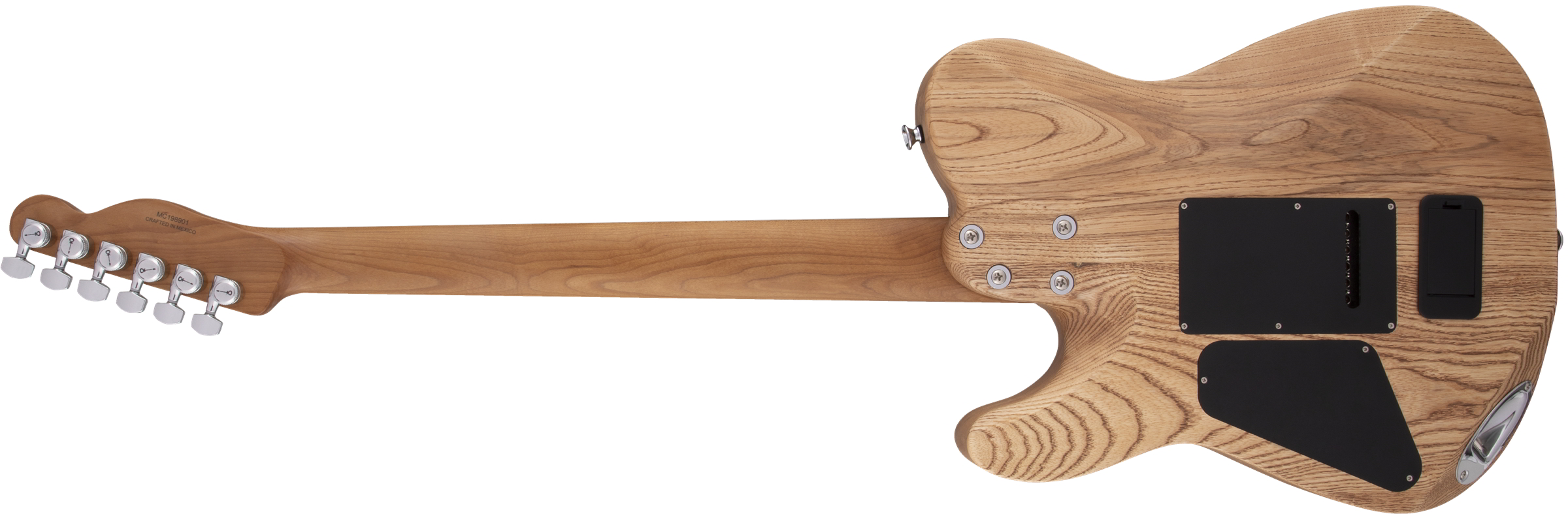 Pro-Mod So-Cal Style 2 24 HH 2PT CM Ash, Caramelized Maple Fingerboard, Natural Ash背面画像 Pro-Mod So-Cal Style 2 24 HH 2PT CM Ash, Caramelized Maple Fingerboard, Natural Ash背面画像