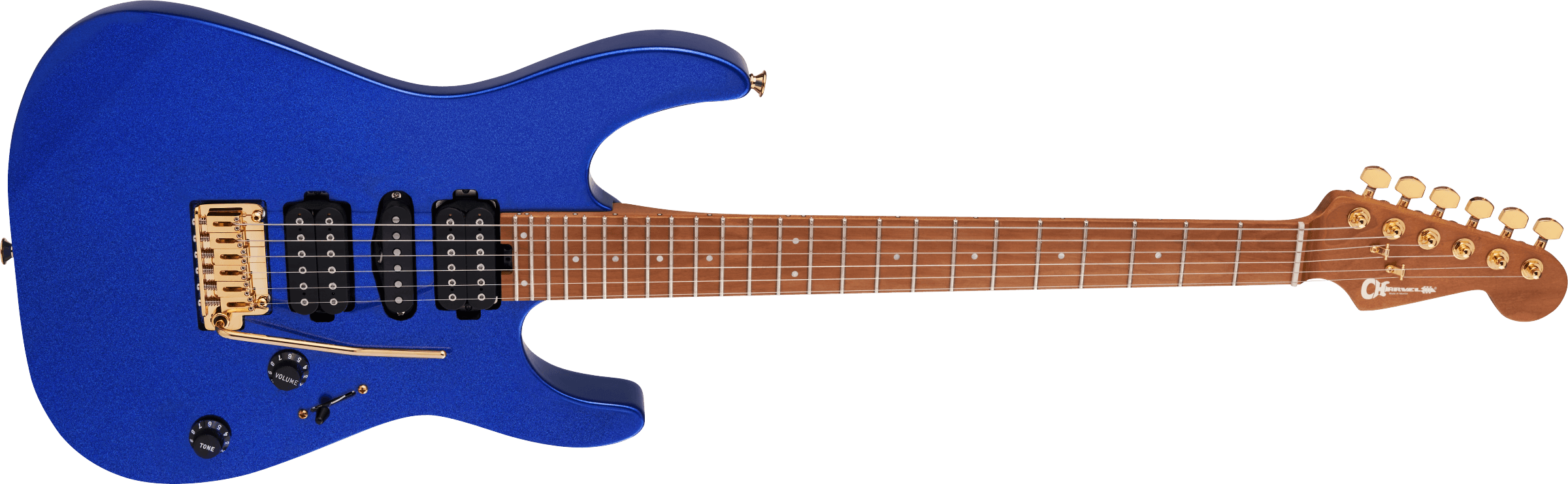 Pro-Mod DK24 HSH 2PT CM, Caramelized Maple Fingerboard, Mystic Blue追加画像 Pro-Mod DK24 HSH 2PT CM, Caramelized Maple Fingerboard, Mystic Blue追加画像