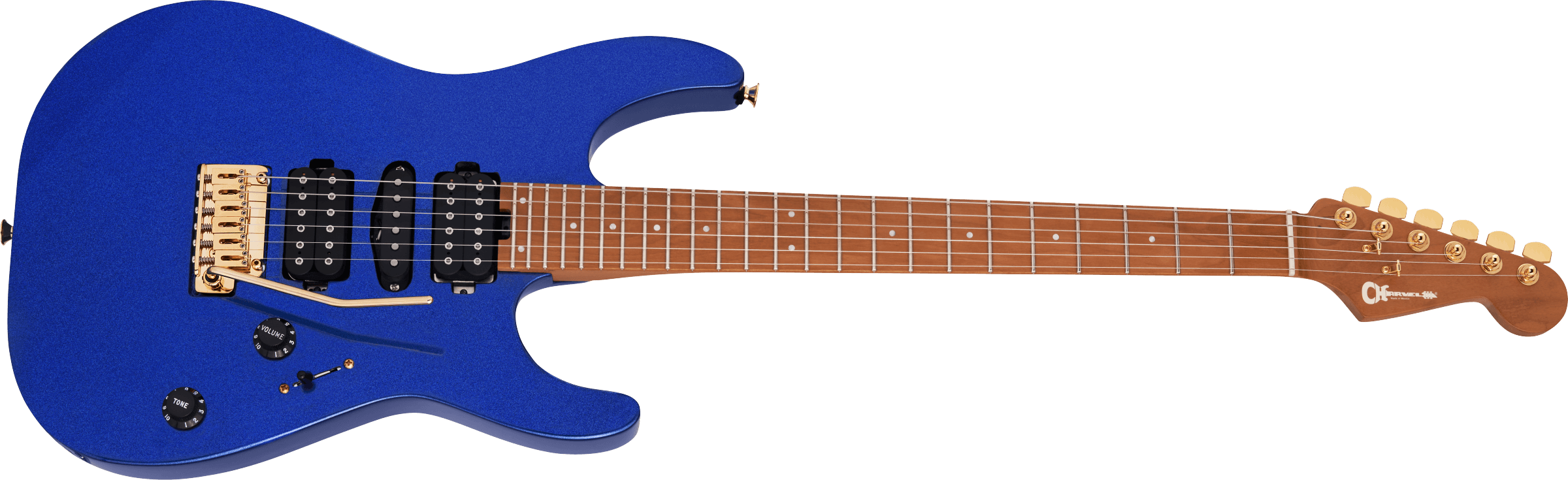 Pro-Mod DK24 HSH 2PT CM, Caramelized Maple Fingerboard, Mystic Blue追加画像 Pro-Mod DK24 HSH 2PT CM, Caramelized Maple Fingerboard, Mystic Blue追加画像