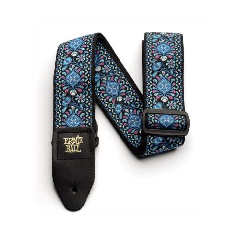 ERNIE BALL-ギター/ベース用ストラップIndigo Orchid Jacquard Strap