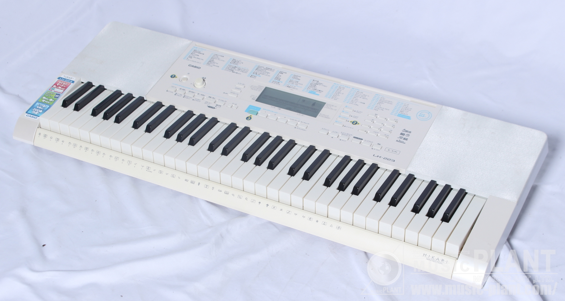 CASIO 光ナビゲーションキーボードLK-223中古品()売却済みです