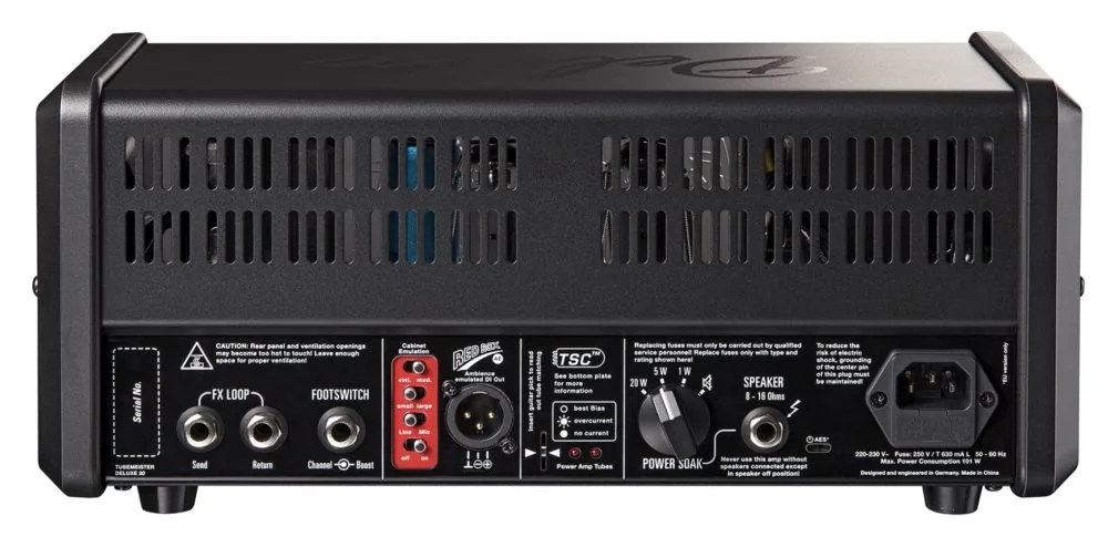 TUBEMEISTER DELUXE 20 HUK-TM20DX/H背面画像 TUBEMEISTER DELUXE 20 HUK-TM20DX/H背面画像