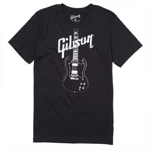 Gibson-TシャツSG TEE Black Small GA-SC-SGBSSM