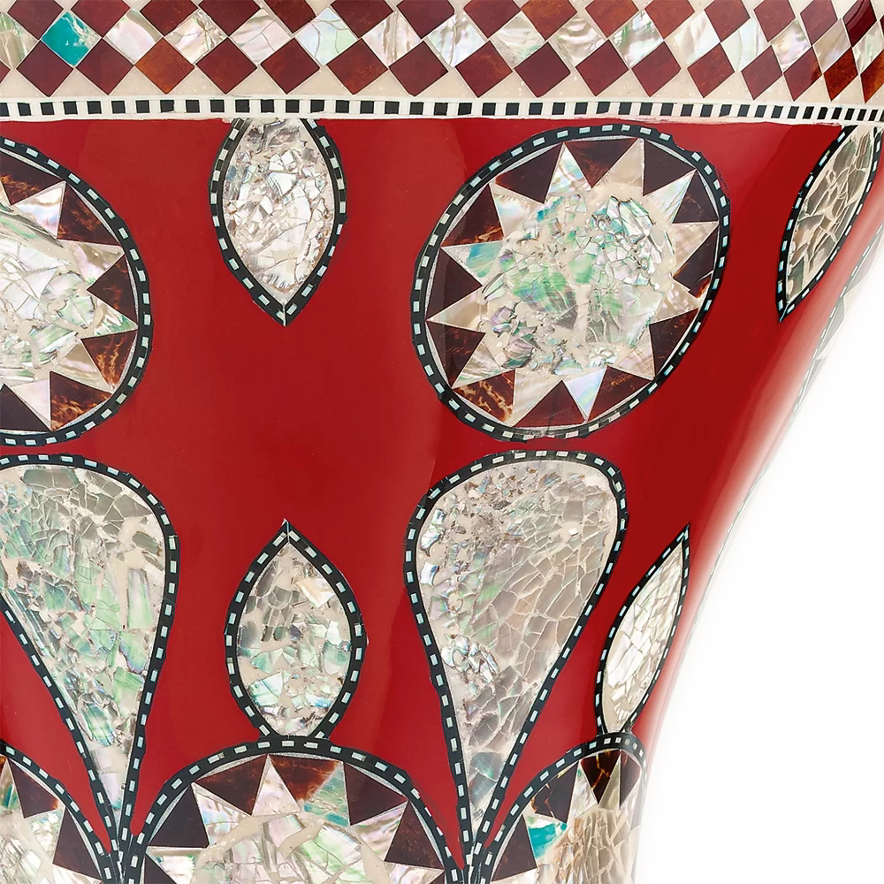 AEED2 8 3/4" Doumbek White Pearl Mosaic Imperialパネル画像 AEED2 8 3/4" Doumbek White Pearl Mosaic Imperialパネル画像