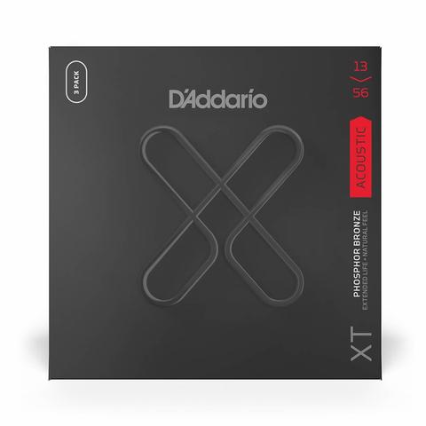 D'Addario-コーティングフォスファー弦3パックセットXTAPB1356-3P Medium 13-56
