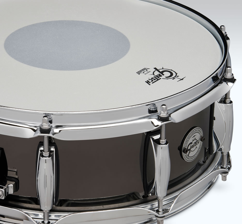 S1-0514-BNS 14"x5" Black Nickel Over Steelヘッド画像 S1-0514-BNS 14"x5" Black Nickel Over Steelヘッド画像