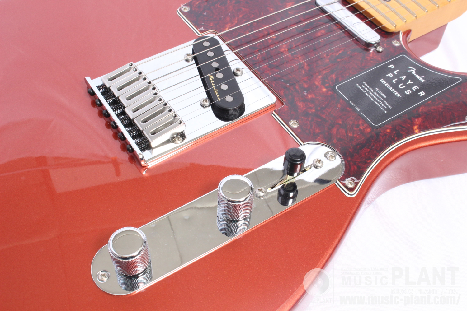 Player Plus Telecaster, Maple Fingerboard, Aged Candy Apple Red追加画像
