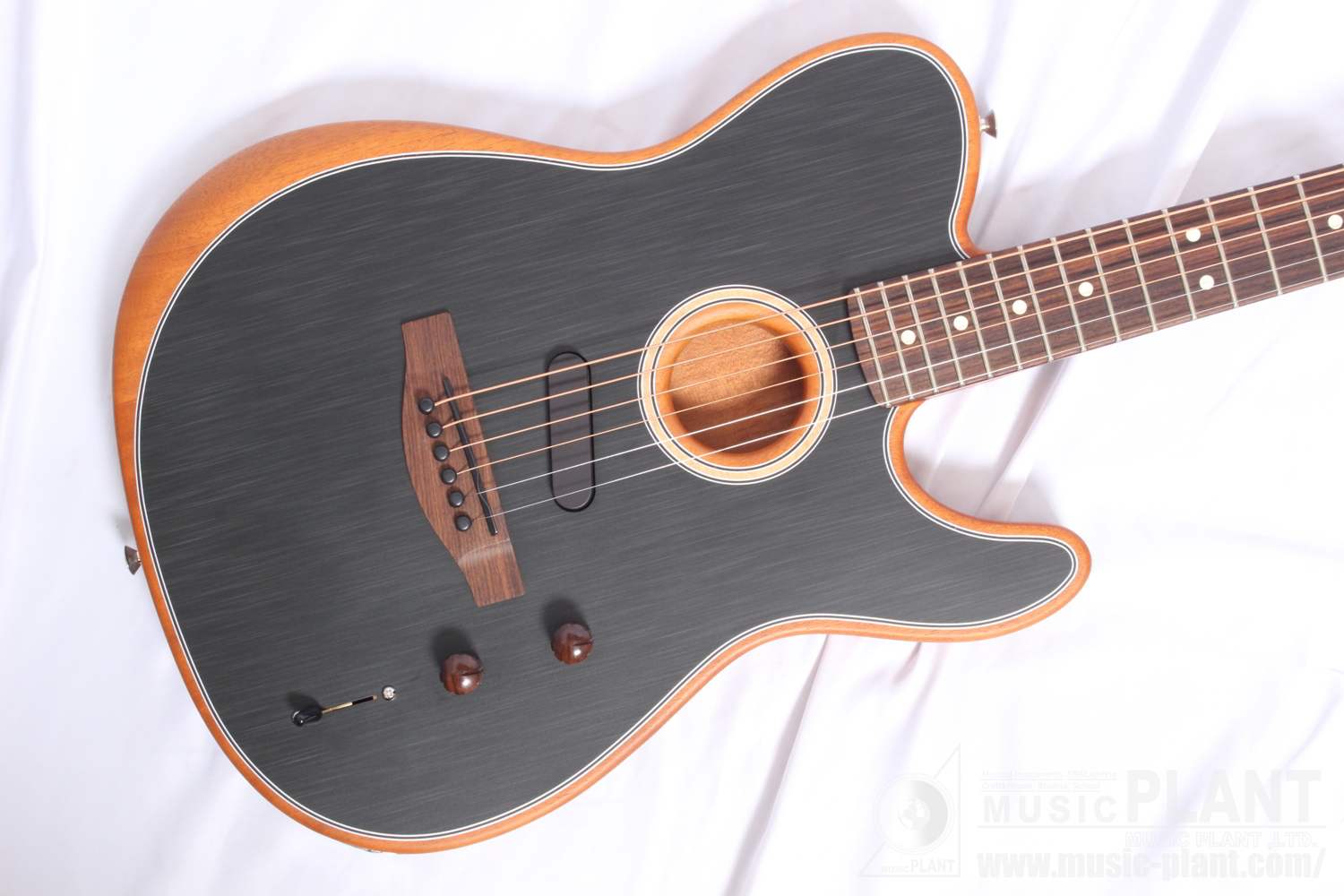 Acoustasonic Player Telecaster, Rosewood Fingerboard, Brushed Black追加画像 Acoustasonic Player Telecaster, Rosewood Fingerboard, Brushed Black追加画像