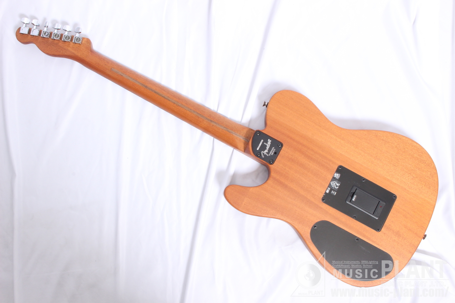 Acoustasonic Player Telecaster, Rosewood Fingerboard, Brushed Black背面画像 Acoustasonic Player Telecaster, Rosewood Fingerboard, Brushed Black背面画像