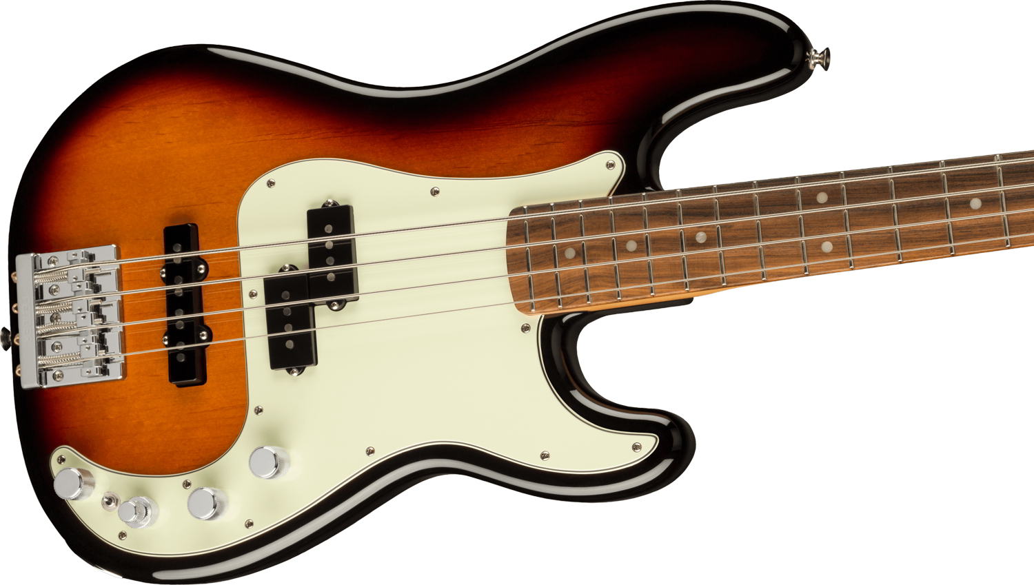 Player Plus Precision Bass, Pau Ferro Fingerboard, 3-Color Sunburst追加画像