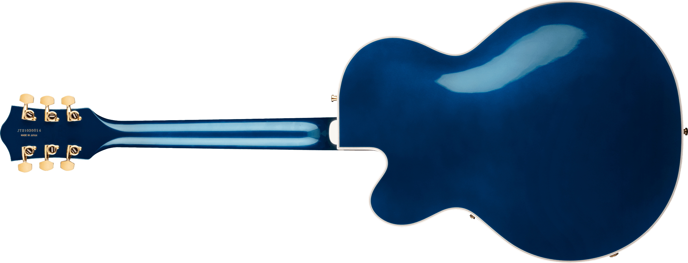 G6120TG Players Edition Nashville® Hollow Body with String-Thru Bigsby® and Gold Hardware, Ebony Fingerboard, Azure Metallic追加画像 G6120TG Players Edition Nashville® Hollow Body with String-Thru Bigsby® and Gold Hardware, Ebony Fingerboard, Azure Metallic追加画像