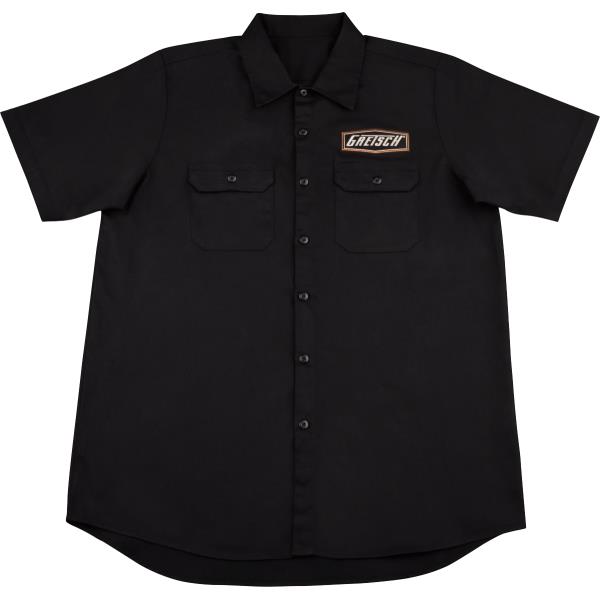 Gretsch Biker Work Shirt, Black, Sサムネイル