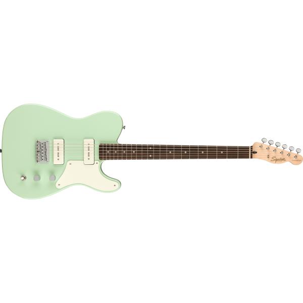 Squier-テレキャスターParanormal Baritone Cabronita Telecaster, Laurel Fingerboard, Parchment Pickguard, Surf Green