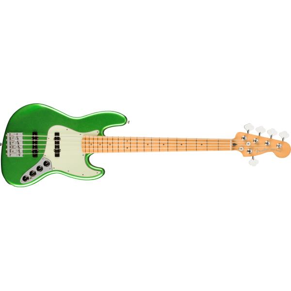 Fender-ジャズベースPlayer Plus Jazz Bass® V, Maple Fingerboard, Cosmic Jade