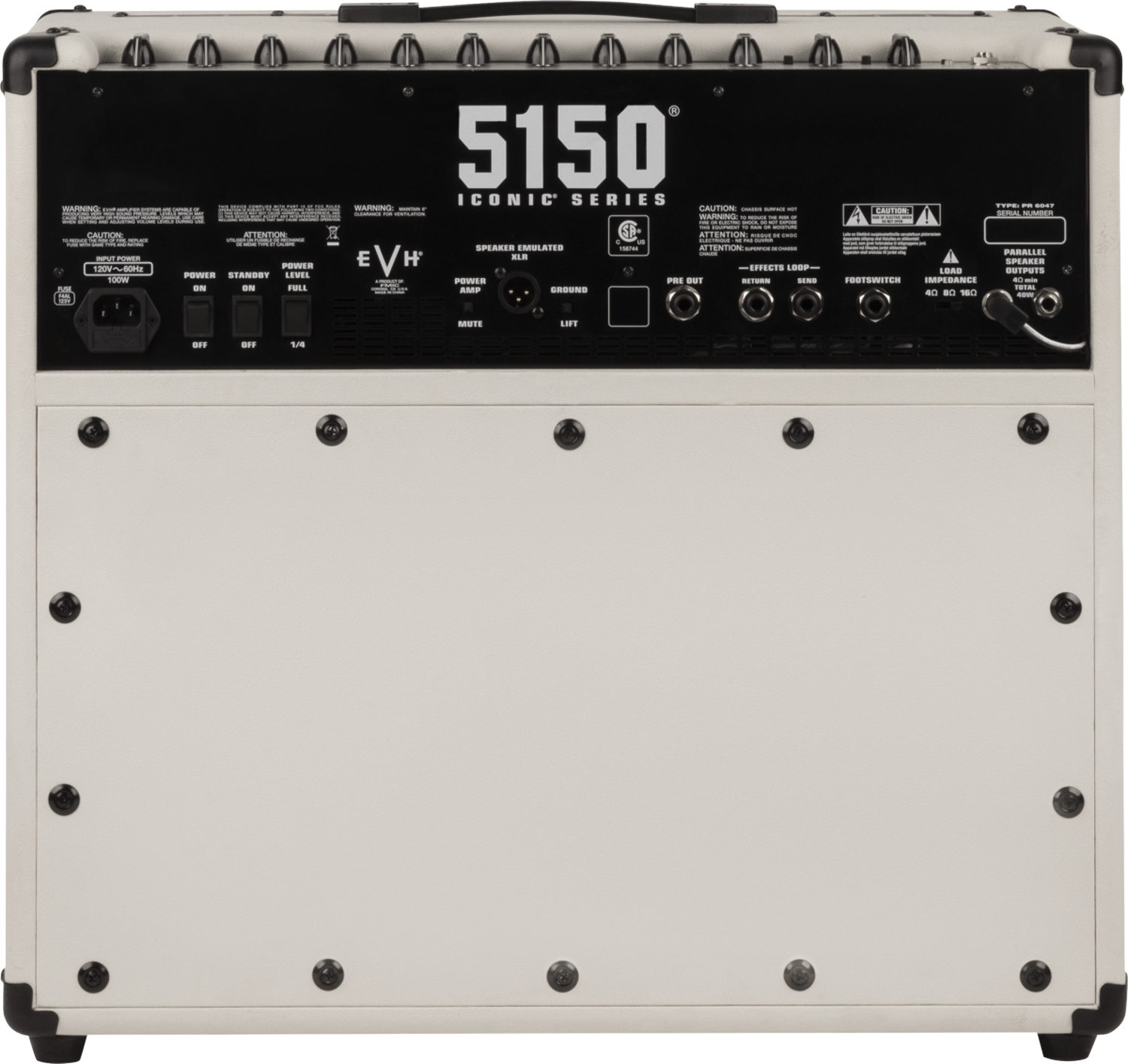 5150 Iconic Series 40W 1x12 Combo, Ivory, 100V JPN追加画像 5150 Iconic Series 40W 1x12 Combo, Ivory, 100V JPN追加画像