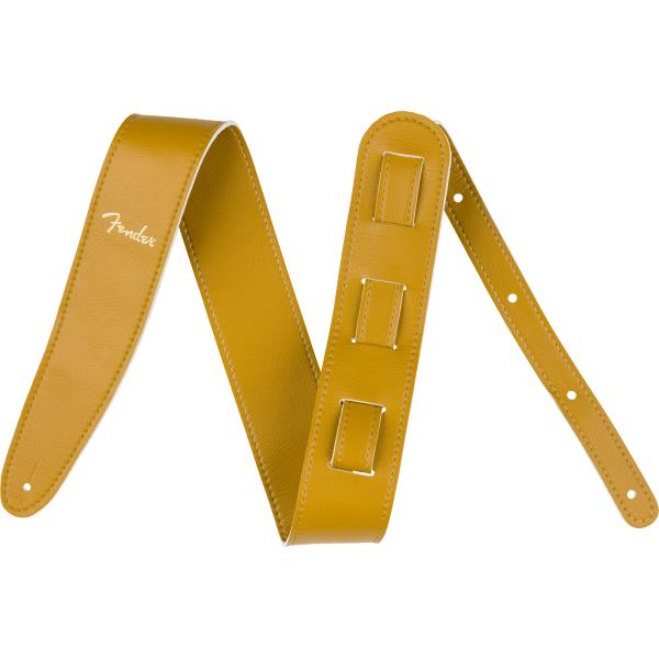 Fender-ストラップFender Vegan Leather Strap, Butterscotch, 2.5"