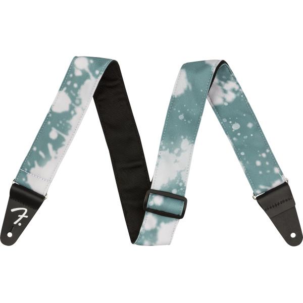 Fender-ストラップTie Dye Acid Wash Strap, Teal