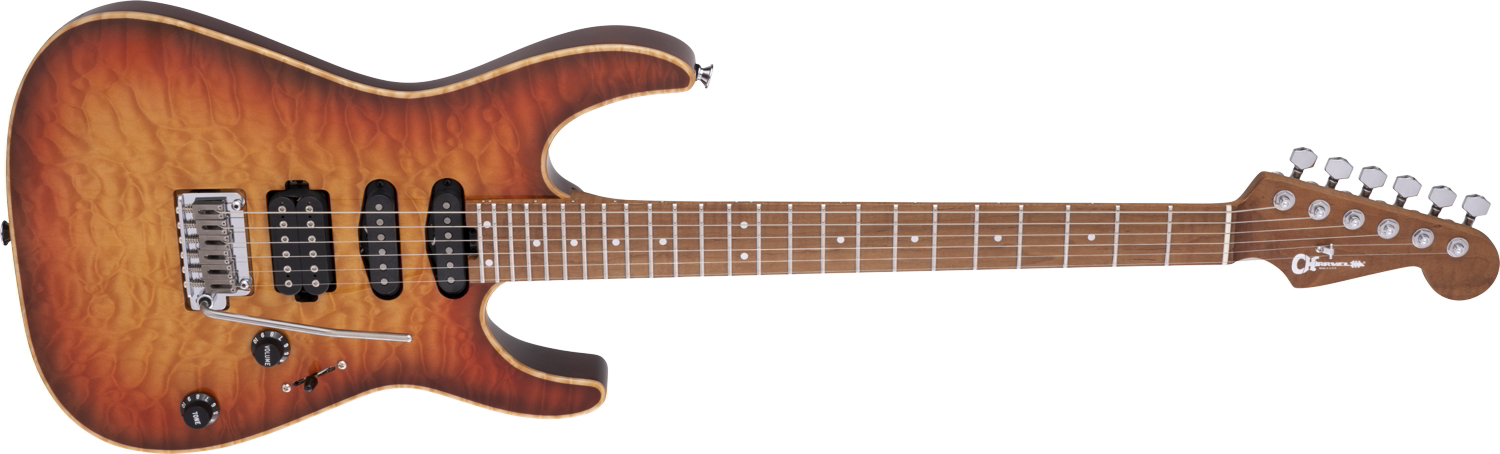 USA Select DK24 HSS 2PT CM QM, Caramelized Maple Fingerboard, Autumn Glow追加画像 USA Select DK24 HSS 2PT CM QM, Caramelized Maple Fingerboard, Autumn Glow追加画像