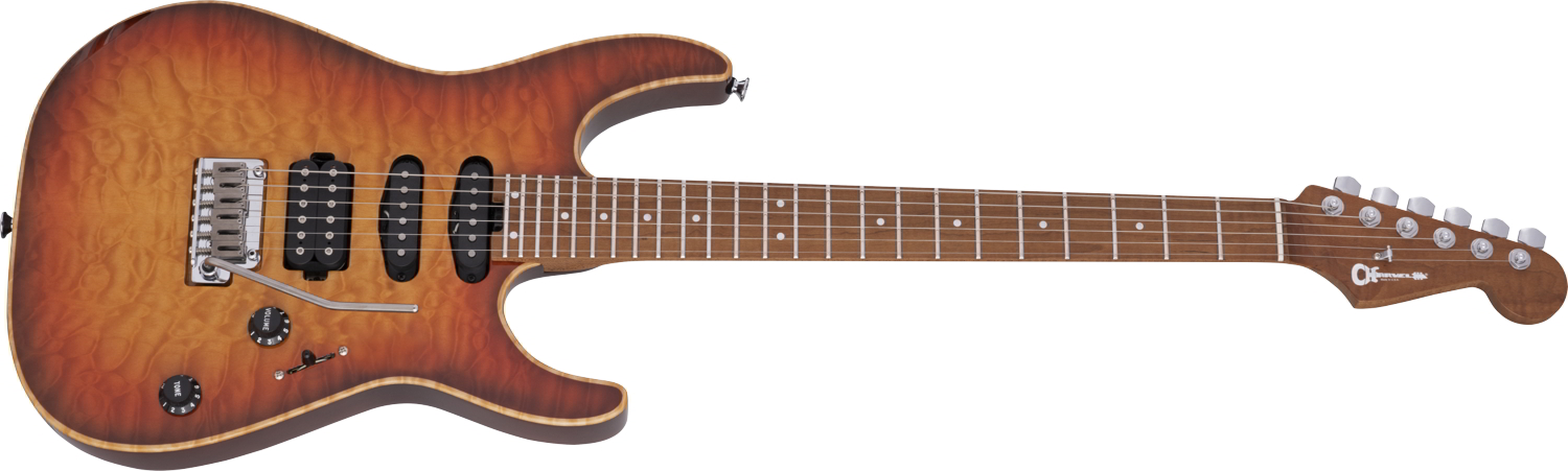 USA Select DK24 HSS 2PT CM QM, Caramelized Maple Fingerboard, Autumn Glow追加画像 USA Select DK24 HSS 2PT CM QM, Caramelized Maple Fingerboard, Autumn Glow追加画像