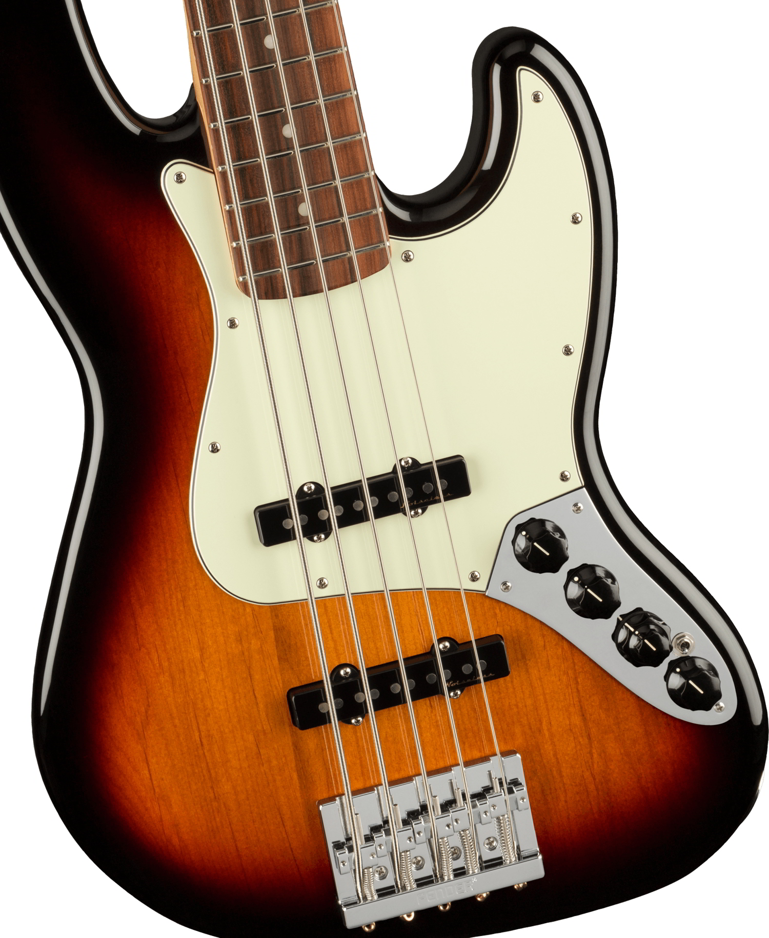 Player Plus Jazz Bass® V, Pau Ferro Fingerboard, 3-Tone Sunburst追加画像