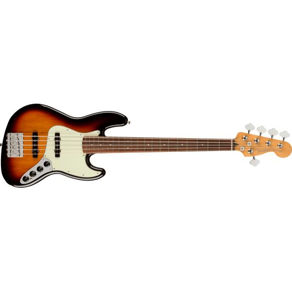 Fender-ジャズベースPlayer Plus Jazz Bass® V, Pau Ferro Fingerboard, 3-Tone Sunburst